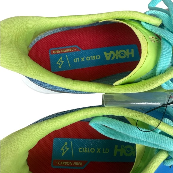 Hoka Cielo X LD women’s blue and green Spike Track running Shoes new size 7 - Picture 5 of 11